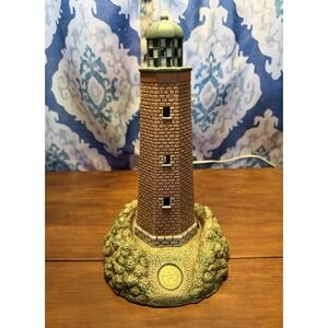 VTG Lefton HISTORIC AMERICAN LIGHTHOUSE Limited Ed OLD CAPE HENRY Illuminated